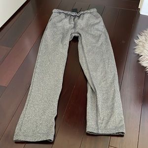 Nike dri-fit gray track pants. Good for exercising in colder weather.